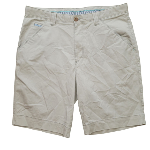 Caribbean Men's Chino Shorts Size 34 Inseam 10" Excellent Condition - Picture 1 of 8